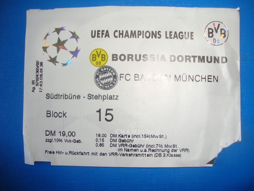 Ticket bvb dortmund fc - bvb,