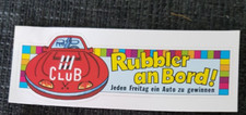 Werbe-Aufkleber / Sticker: Rubbler an Bord - Lotto Rubbellose - Glückspiel