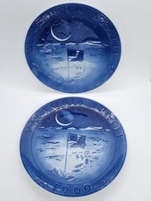 Royal Copenhagen Dänemark Gedenkteller Teller Victoria Spartii 1969 Mondlandung 
