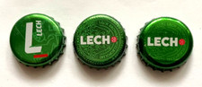 3 Kronkorken bottle caps Lech Polen, Poland