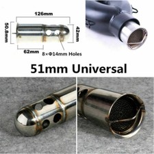 51mm motorrad auspuff - motorrad, dose