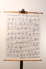 Schulwandkarte Vereinfachte