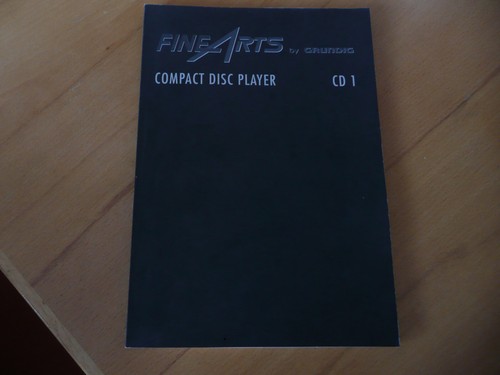 Fine arts compact disc player - fine,