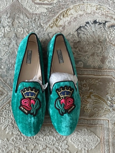 Prada samt loafer - prada, samt-loafer