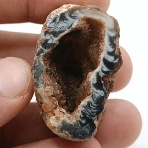 Achat geode federmuster - achat,