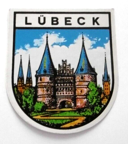 Souvenir aufkleber lübeck - souvenir-aufkleber,