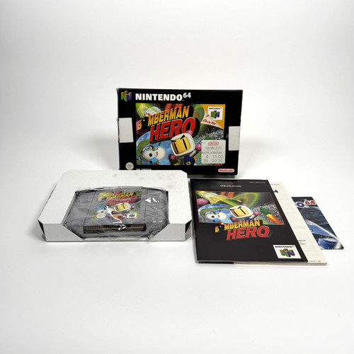 Bomberman hero komplett cib - -, komplett/cib