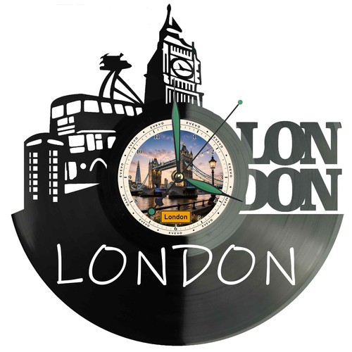 London wanduhr skyline england - london,