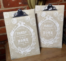 2x Klemmbrett Fotohalter