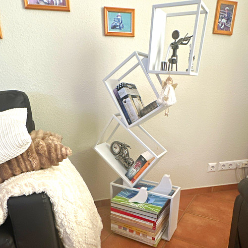 Freistehendes bücherregal - freistehendes,