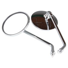 Spiegel Set Chrom M8 rund