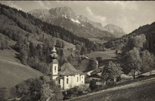 Ak Maria Gern Berchtesgaden in Oberbayern, Kirche Maria Gern mit... - 4892953