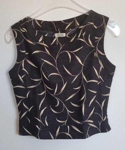 Seiden bluse schwarz mit - schwarz,