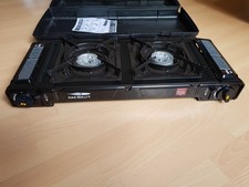 Gas Bullet 2 Flames XL Gaskocher Campingkocher 2-Flammen Edelstahl Outdoor 