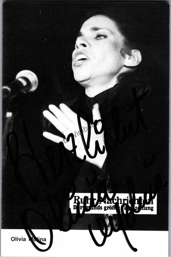 Original autogramm olivia - original,