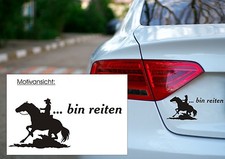 KFZ Aufkleber - "... bin