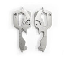 Multitool Anhänger 20 in 1 Key Tool Camping Wandern Flaschenöffner Schraubendreh