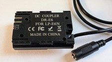 LP-E6N LP-E6NH Dummy Battery AC DC Power Adapter für Canon