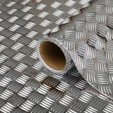 d-c-fix Klebefolie Riffelblech Silber Möbelfolie Selbstklebend Dekor 150 x 45 cm