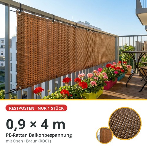 Rattan sichtschutz mit - sichtschutz,