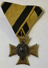 Orden  K.u.K. Dienstauszeichnung für 25 Jahre mit Band 2teilig Top Zustand