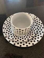 Kaffeegeschirr Artwerk schwarz