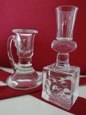 Glas Kerzenleuchter 1x Bertil