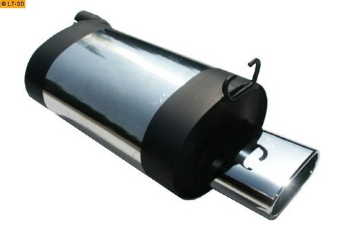 Fox edelstahl sportauspuff - edelstahl,
