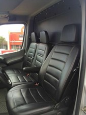 Seat Covers Faux Leather Black