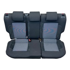 Rücksitzbank Rückbank Sitzbank Alcantara Stoff VW Polo 6R schwarz Denim
