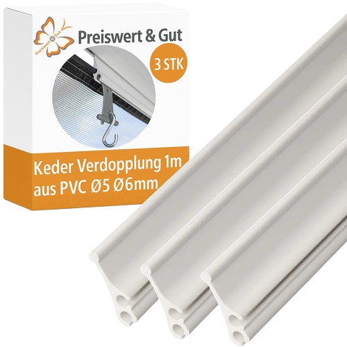 Kederschiene kunststoff 1m - kunststoff,