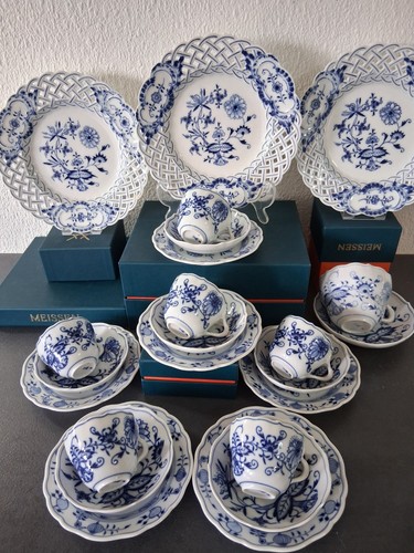 Meissen mokkaset zwibelmuster - meissen,