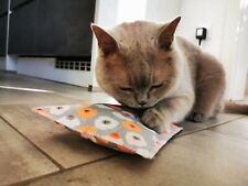 Set groß 3 Katzenkissen Catnip Knuddelkissen mit Katzenminze