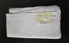 Leinenstoff -  Meterware/Betttücher weiß 13