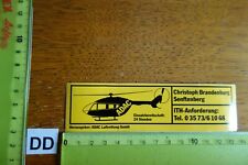 Alter Aufkleber Luftrettung ADAC Christoph Brandenburg Senftenberg