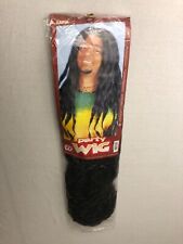 Jamaikanische Schwarze Perücke Wig Dreadlocks Reggae Rasta Cosplay Unisex Haare