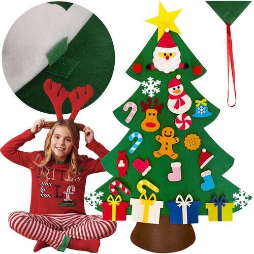 Filz weihnachtsbaum dekoration - weihnachtsbaum,