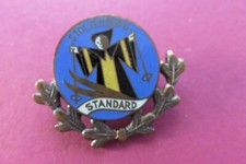 Alte Brosche Abzeichen  Ski