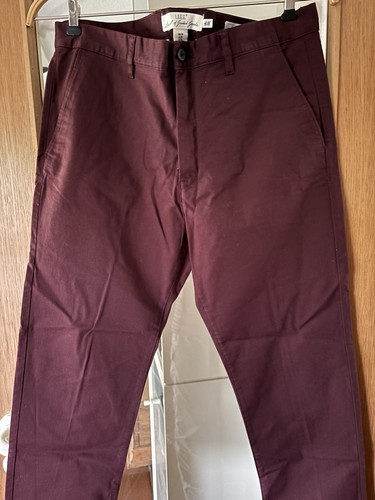 Jeans herren neu weinrot - h&m,