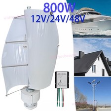 800W Windkraftanlage Windrad Windturbinen-Generator MPPT Laderegler 12V/24V/48V