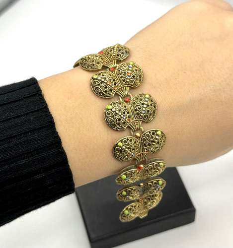 Vintage armband goldfarben - vintage,