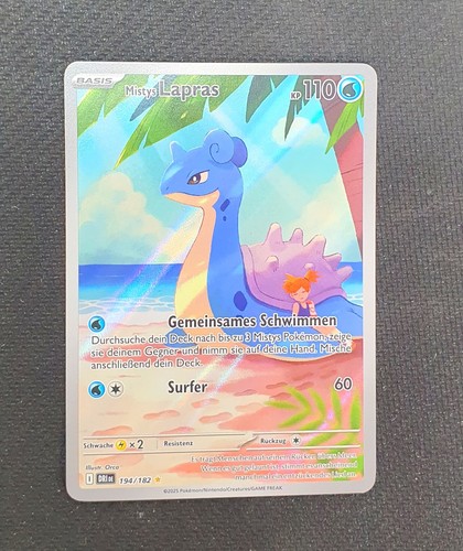 Pokemon karte mistys lapras - karte,