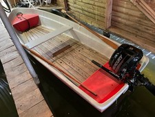 Ruderboot ANKA DDR Klassiker  Bj. 1974 mit Außenbordmotor - Top Zustand