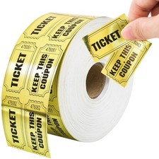 Golden Raffle Tickets Double