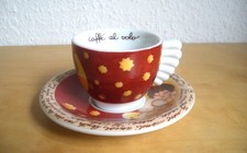 Thun caffé al volo Espressotasse mit Untere Weihnachten 2005 Limitiert Porzellan