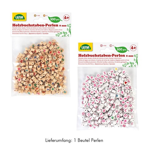 Buchstabenperlen aus holz - buchstabenperlen,