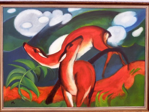 Franz marc die roten - roten, ii"
