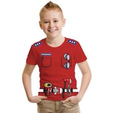 Junge TShirt Kinder Uniform FEUERWEHRMANN Feuerwehr fasching karneval jungs