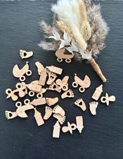 50 Streudeko Holz Teile