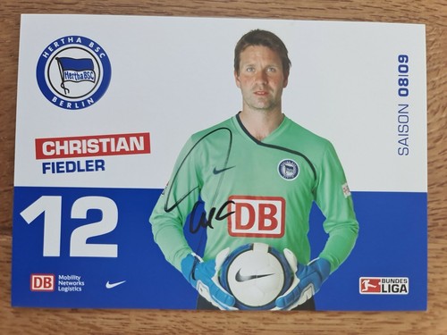 Christian fiedler autogramm - fiedler,